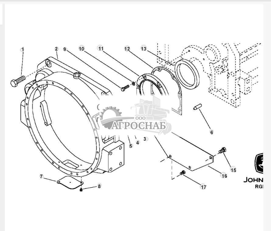 1411 Корпус маховика 